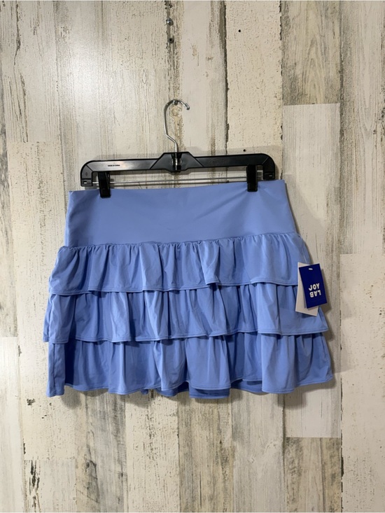 JoyLab Dresses & Skirts - JoyLab Periwinkle Tiered Ruffle Mini Skirt Skort Tennis PickleBall Beach Cruise